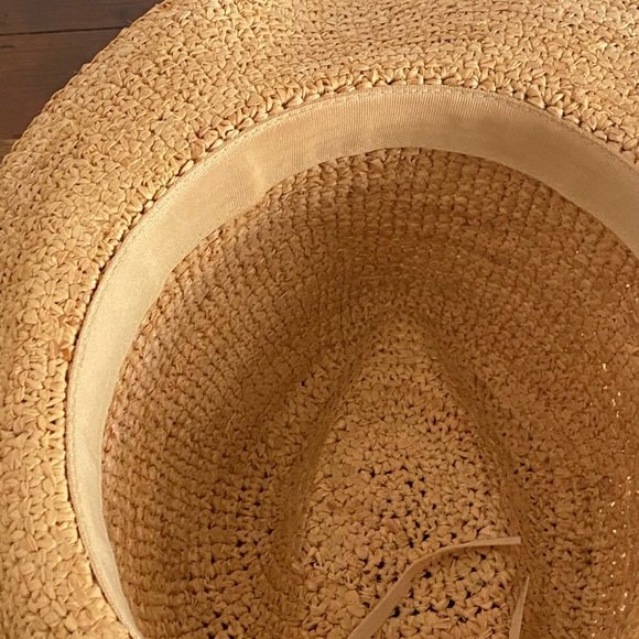 BANANA REPUBLIC |  Natural Straw Fedora, women's - Picture 2 of 7